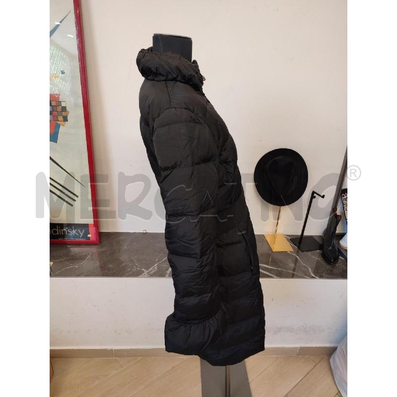 PIUMINO DONNA NERO MONCLER LUNGO MANICHE SBUFFO | Mercatino dell'Usato Roma montemario 2