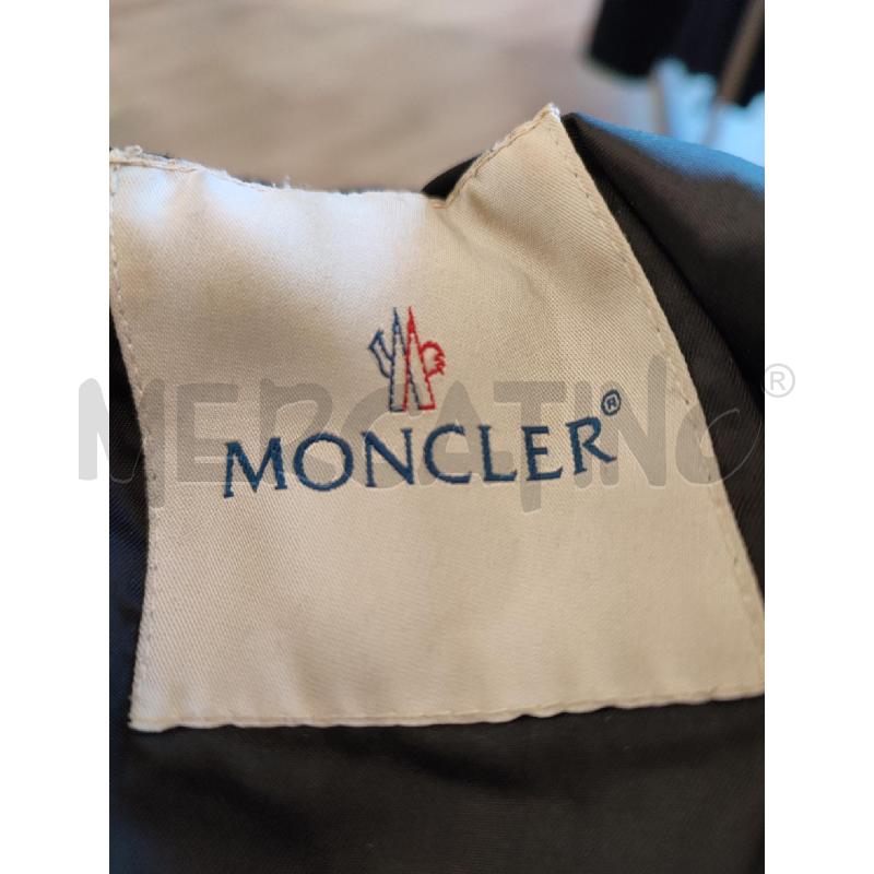 PIUMINO DONNA NERO MONCLER LUNGO MANICHE SBUFFO | Mercatino dell'Usato Roma montemario 4