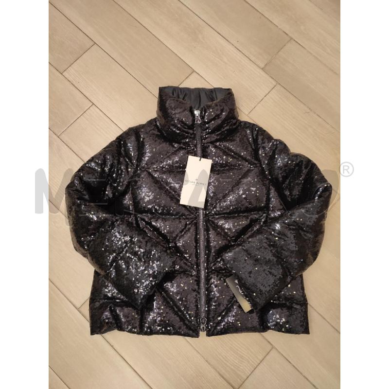 PIUMINO DONNA NERO PAILLETTES NICOLE BENISTI | Mercatino dell'Usato Roma montemario 1