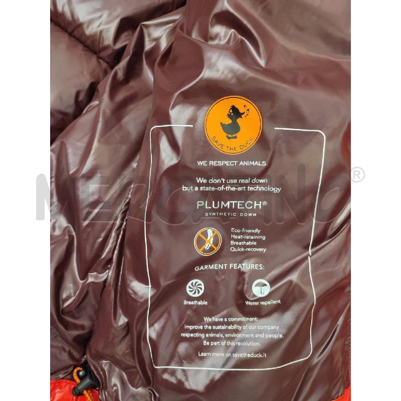PIUMINO DONNA ROSSO SAVE THE DUCK | Mercatino dell'Usato Roma montemario 4