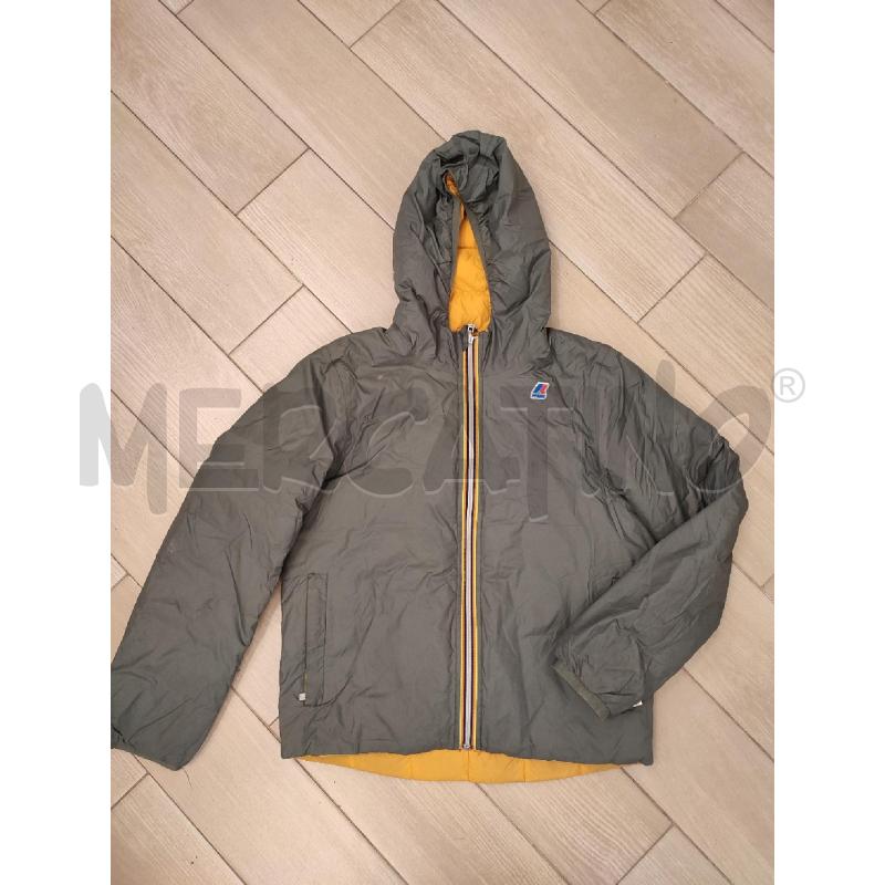 PIUMINO DONNA VERDE KWAY INT GIALLO  | Mercatino dell'Usato Roma montemario 1