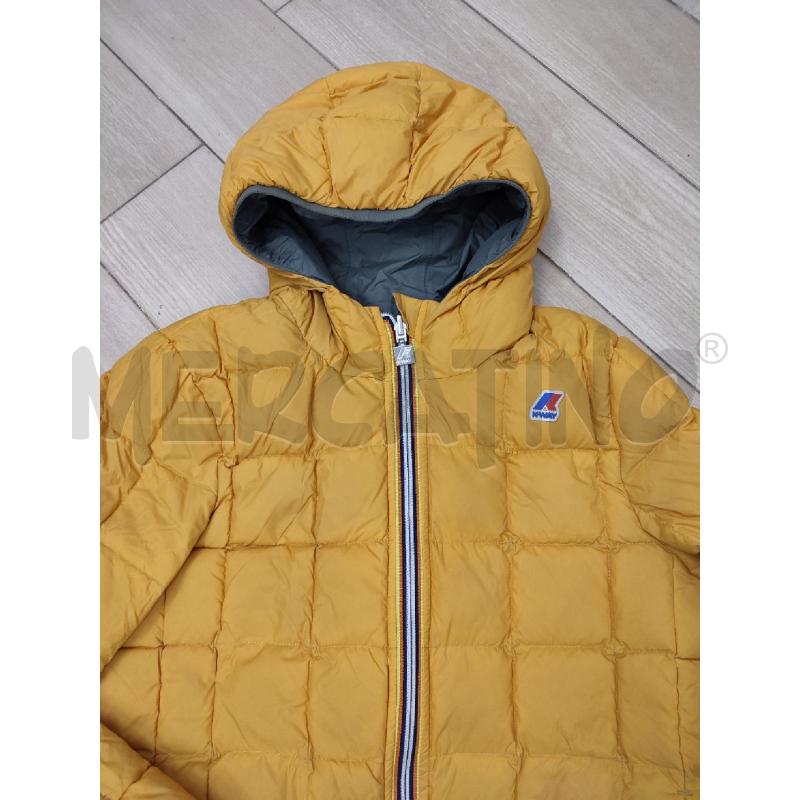 PIUMINO DONNA VERDE KWAY INT GIALLO  | Mercatino dell'Usato Roma montemario 2