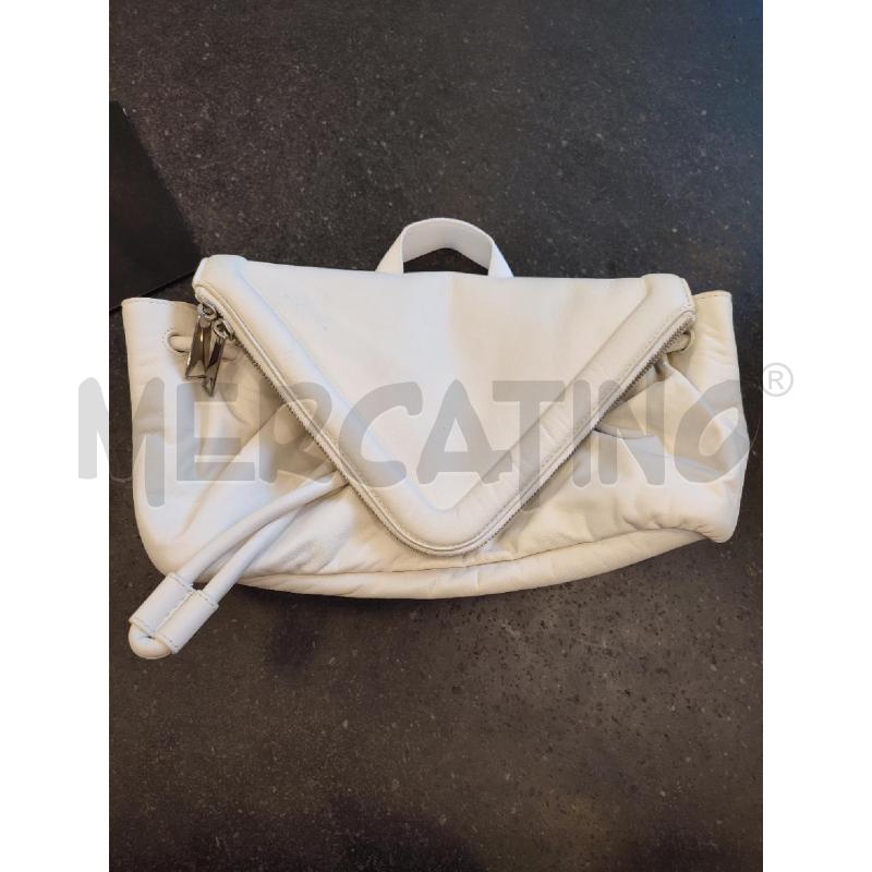 POCHETTE BIANCA BOTTEGA VENETA P01620413F BV TRINE | Mercatino dell'Usato Roma montemario 1
