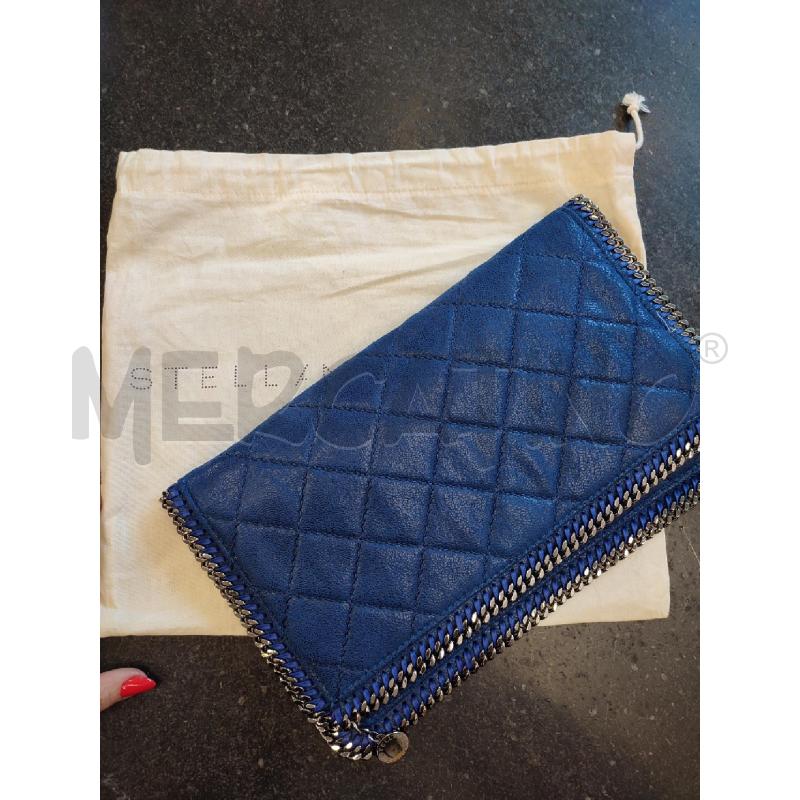 POCHETTE BLU STELLA MCCARTNEY FALABELLA | Mercatino dell'Usato Roma montemario 1