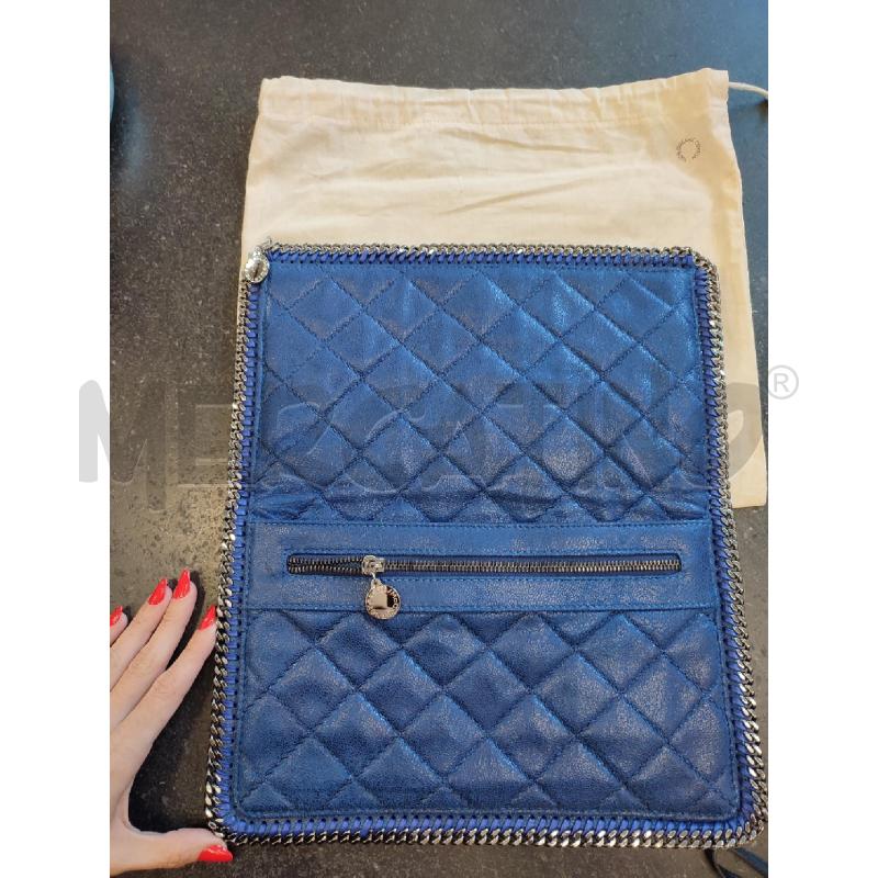 POCHETTE BLU STELLA MCCARTNEY FALABELLA | Mercatino dell'Usato Roma montemario 3