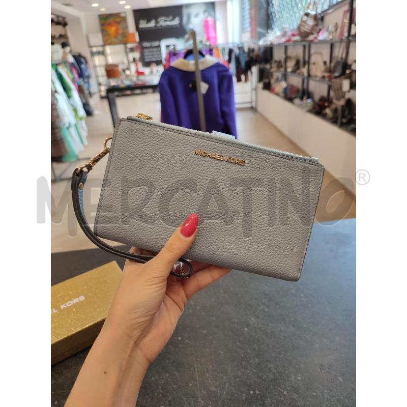 POCHETTE CELESTE MICHAEL KORS | Mercatino dell'Usato Roma montemario 3