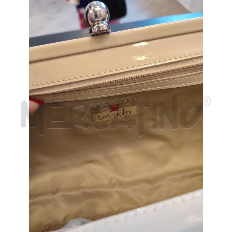 POCHETTE DORATA BRACCIALINI ROSE | Mercatino dell'Usato Roma montemario 2