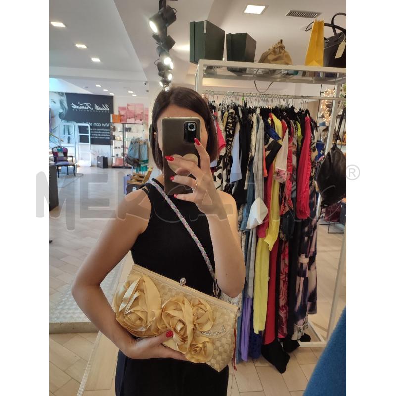 POCHETTE DORATA BRACCIALINI ROSE | Mercatino dell'Usato Roma montemario 4