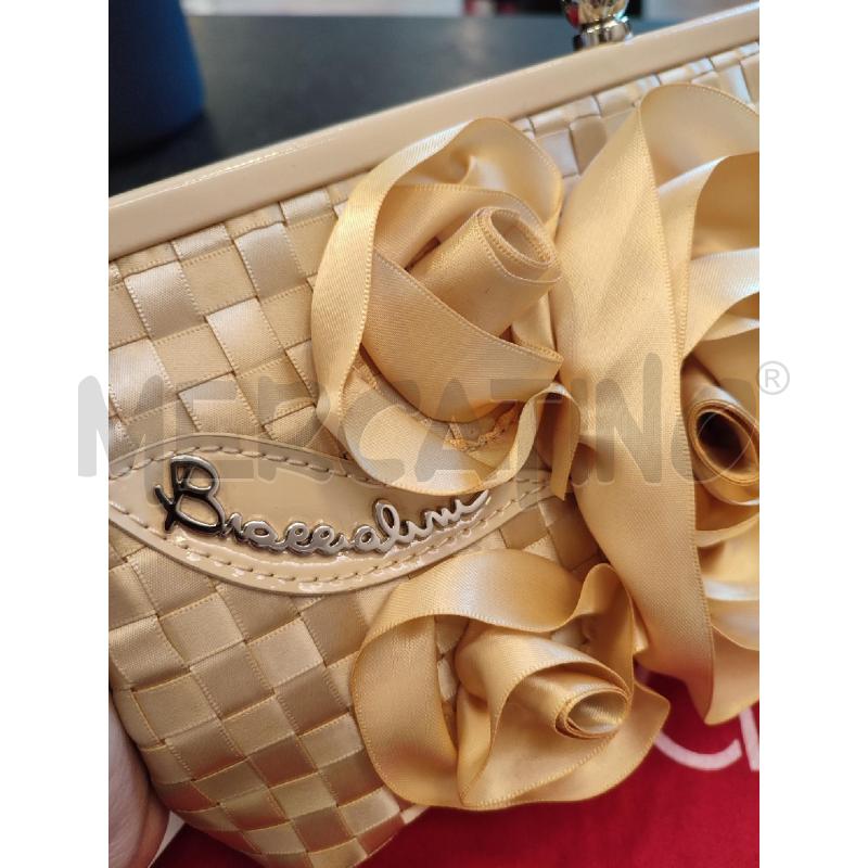 POCHETTE DORATA BRACCIALINI ROSE | Mercatino dell'Usato Roma montemario 5