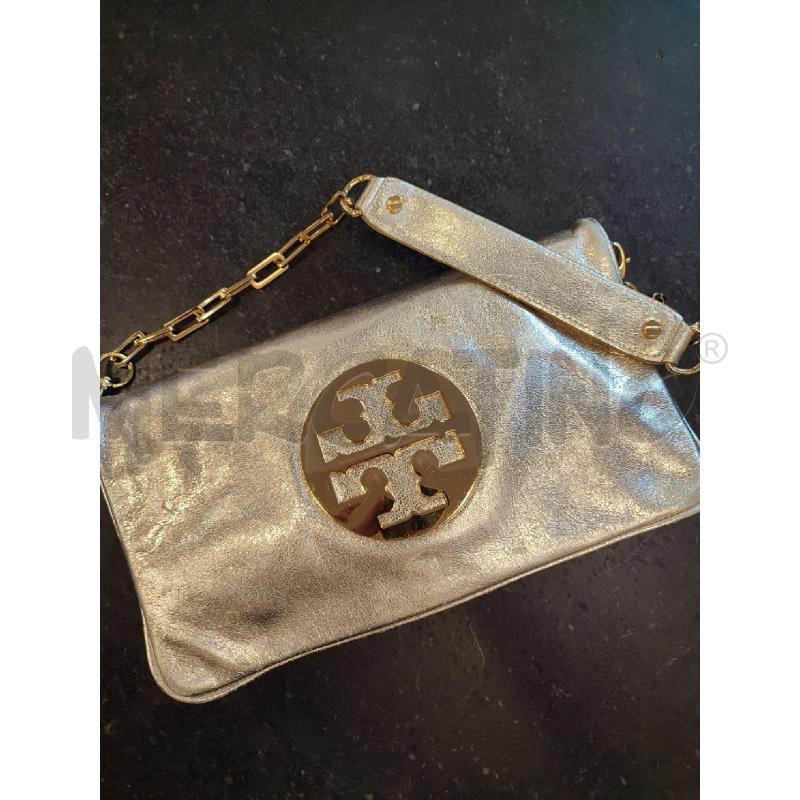 POCHETTE DORATA TORY BURCH | Mercatino dell'Usato Roma montemario 1