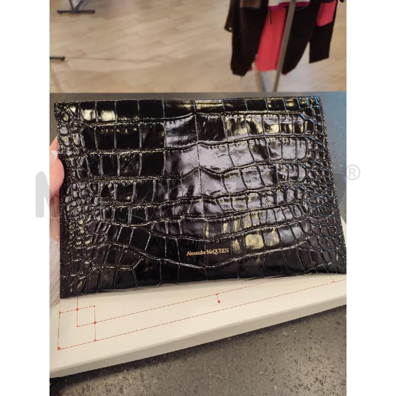 POCHETTE NERA ALEXANDER MCQUEEN  | Mercatino dell'Usato Roma montemario 3