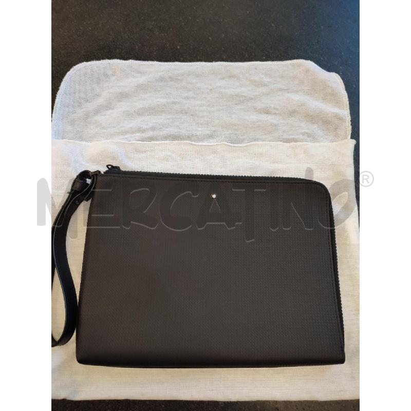 POCHETTE NERA MONTBLANC | Mercatino dell'Usato Roma montemario 1