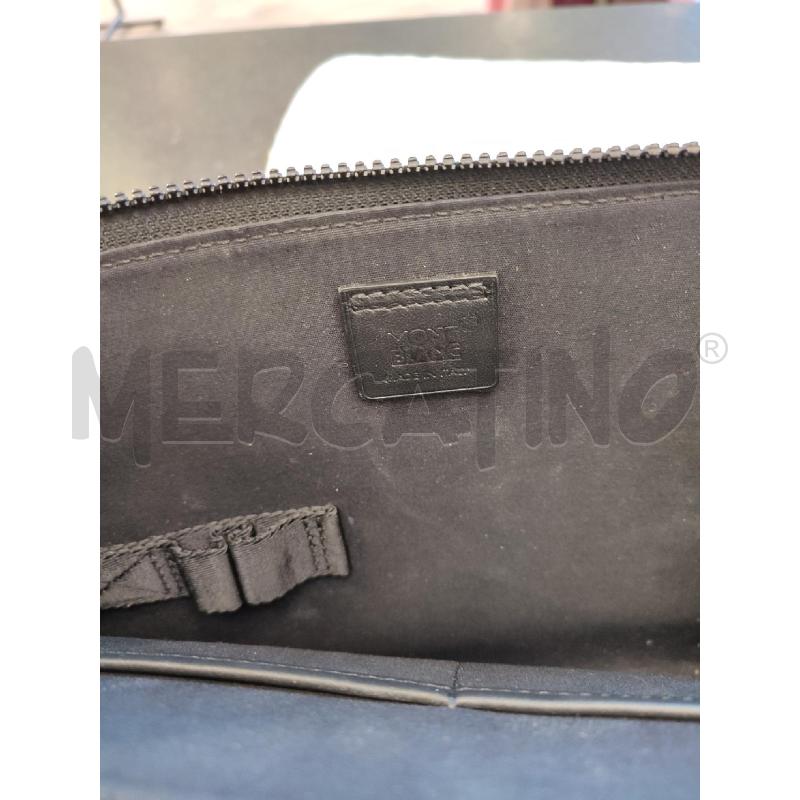 POCHETTE NERA MONTBLANC | Mercatino dell'Usato Roma montemario 3