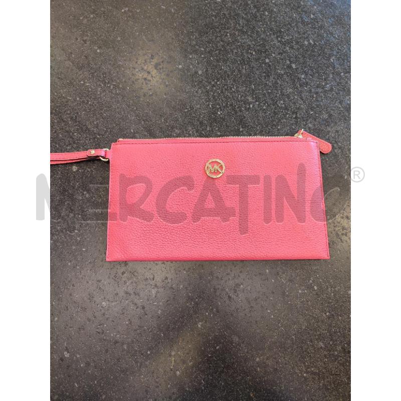 POCHETTE SALMONE MICHAEL KORS | Mercatino dell'Usato Roma montemario 1