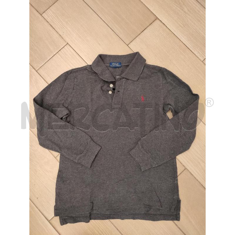 POLO B GRIGIA RALPH LAUREN BORDEAUX | Mercatino dell'Usato Roma montemario 1