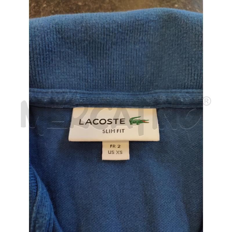 POLO DONNA BLU LACOSTE | Mercatino dell'Usato Roma montemario 2