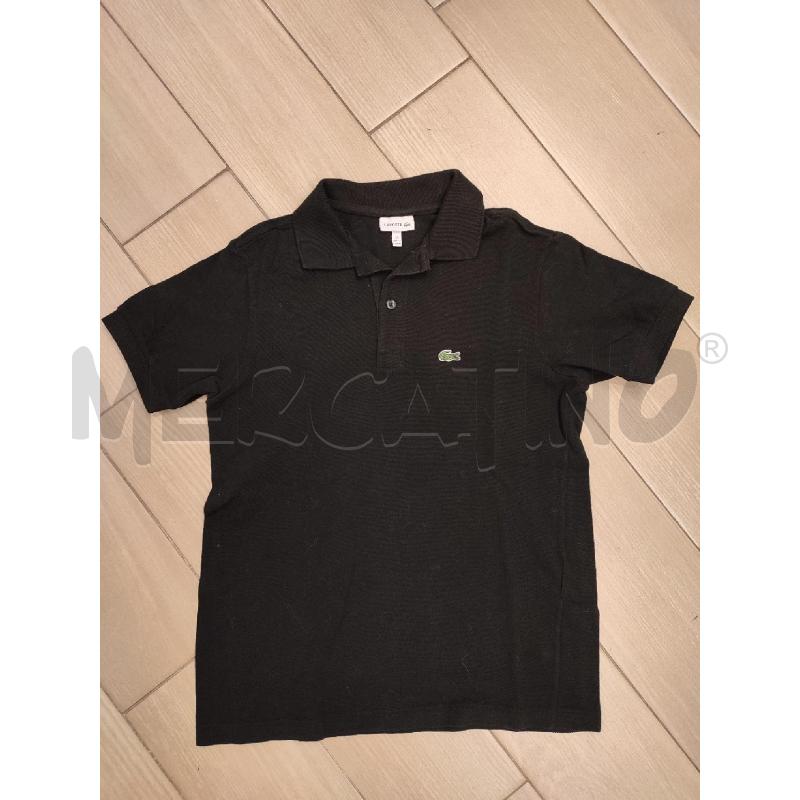 POLO DONNA NERA LACOSTE | Mercatino dell'Usato Roma montemario 1