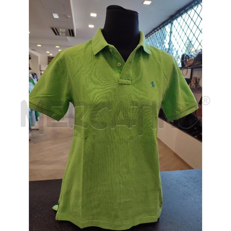 POLO DONNA VERDE RALPH LAUREN CELESTE | Mercatino dell'Usato Roma montemario 1