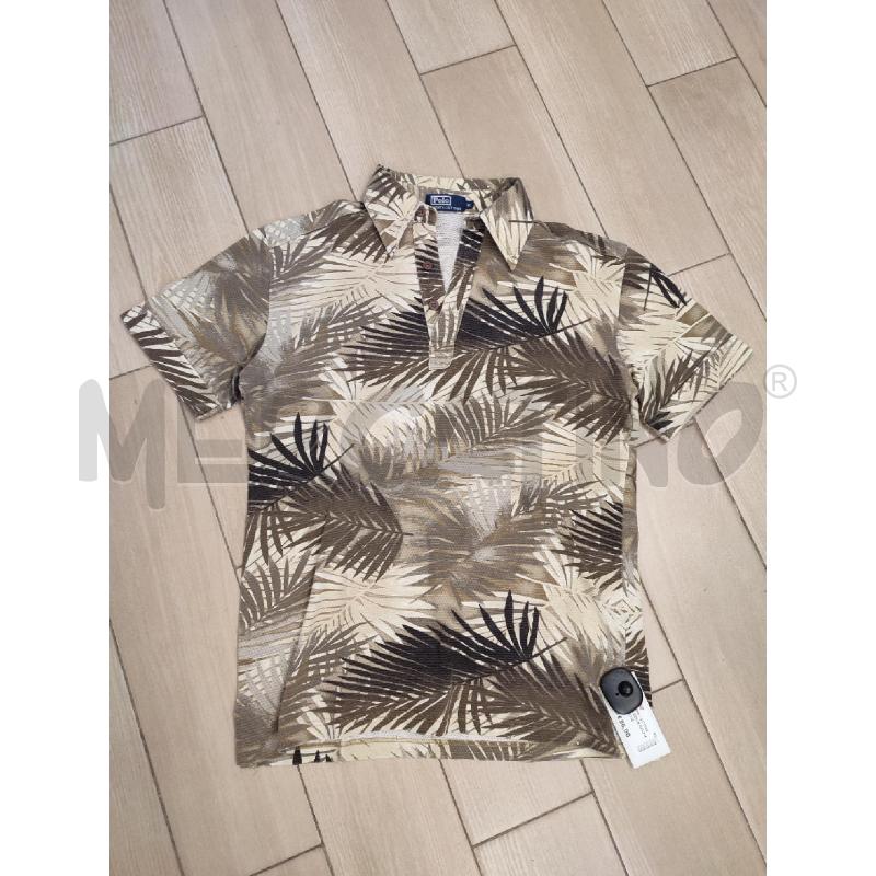 POLO UOMO BEIGE RALPH LAUREN PALME  | Mercatino dell'Usato Roma montemario 1