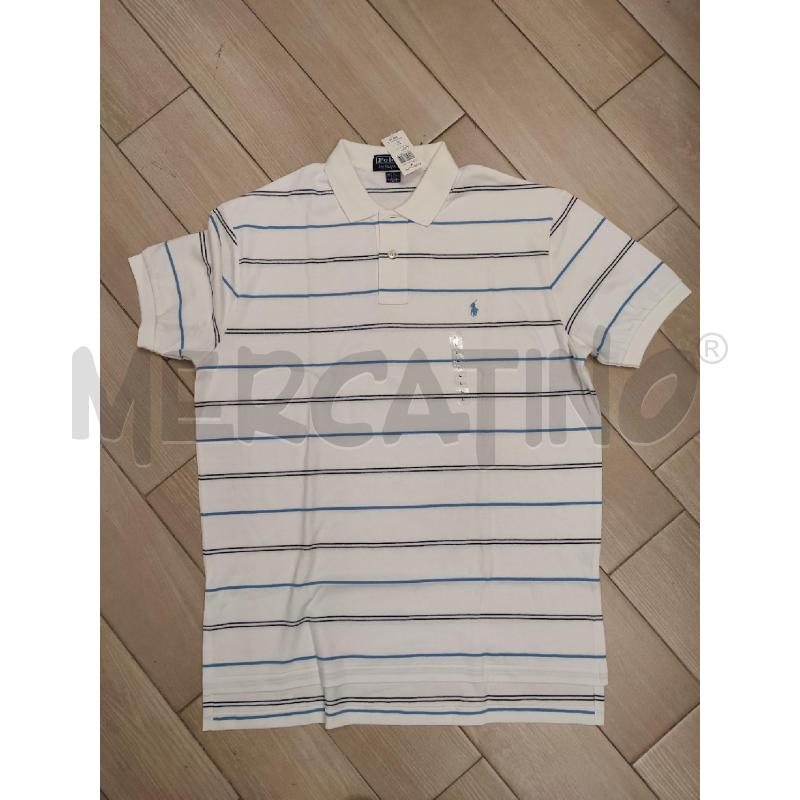 POLO UOMO BIANCA POLO RALPH LAUREN RIGHINE CELESTI | Mercatino dell'Usato Roma montemario 1