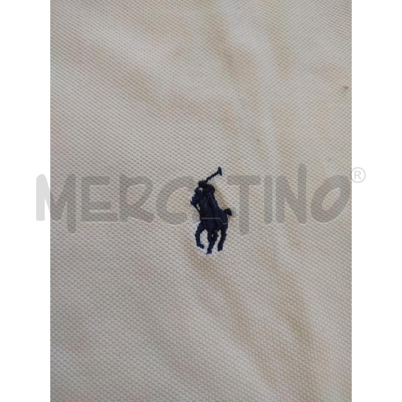 POLO UOMO BIANCA RALPH LAUREN  | Mercatino dell'Usato Roma montemario 3