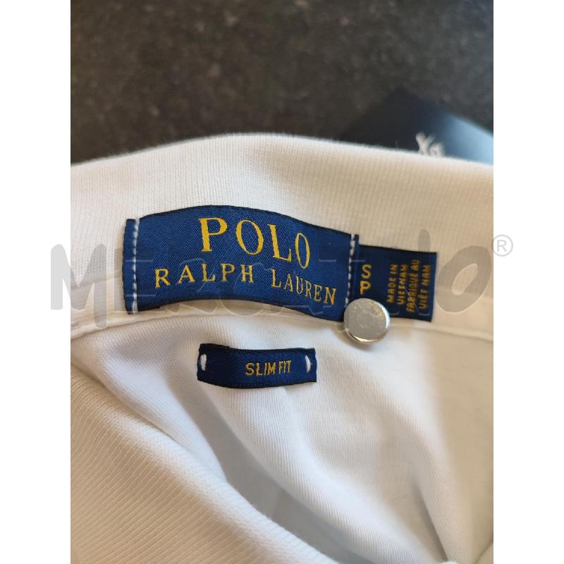 POLO UOMO BIANCA RALPH LAUREN  | Mercatino dell'Usato Roma montemario 3