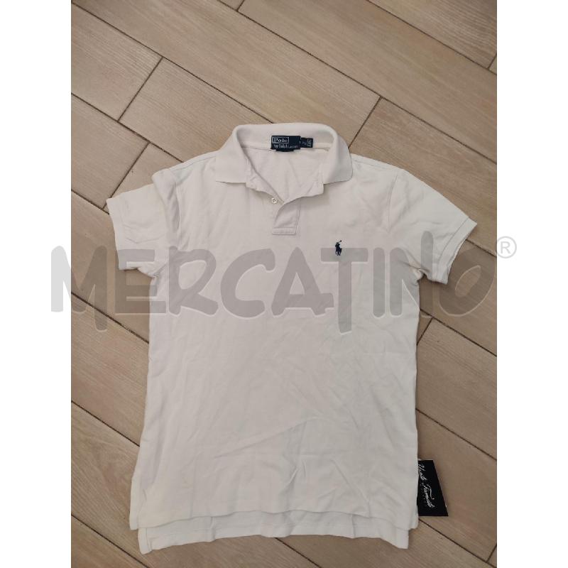 POLO UOMO BIANCA RALPH LAUREN BLU | Mercatino dell'Usato Roma montemario 1