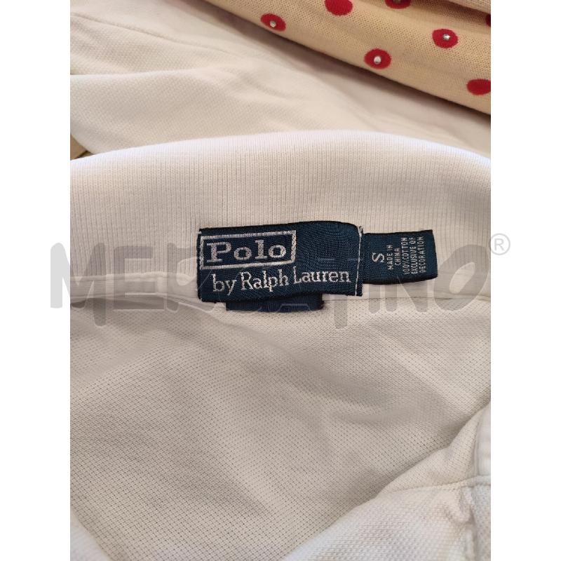 POLO UOMO BIANCA RALPH LAUREN BLU | Mercatino dell'Usato Roma montemario 2