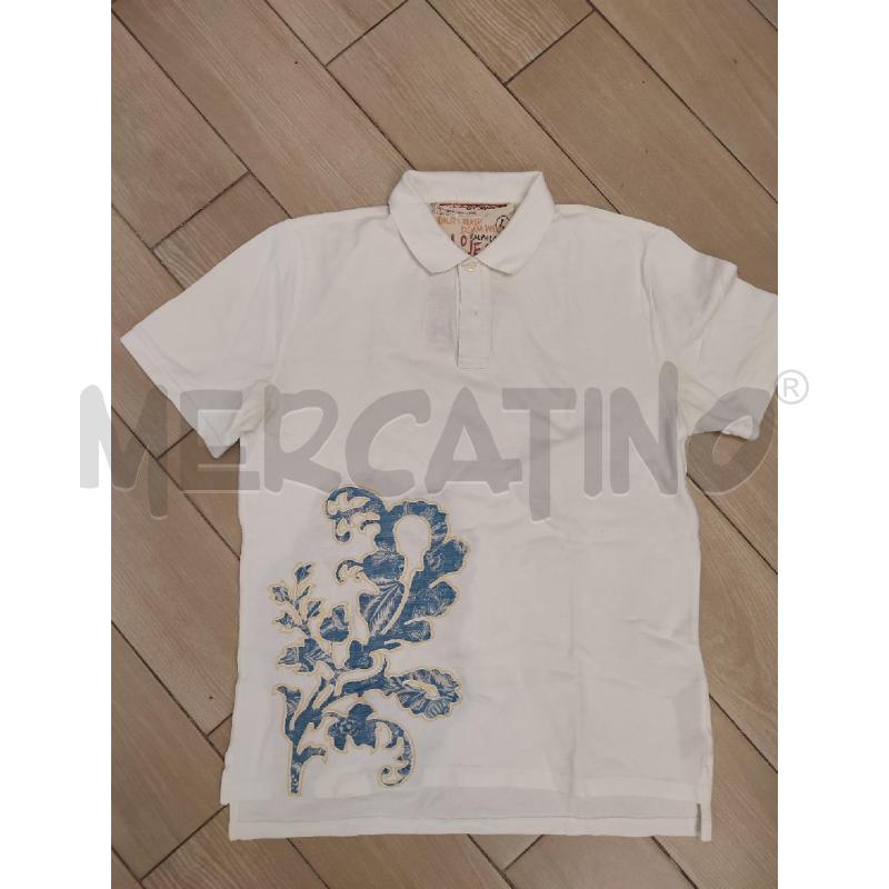 POLO UOMO BIANCA RALPH LAUREN JEANS | Mercatino dell'Usato Roma montemario 1