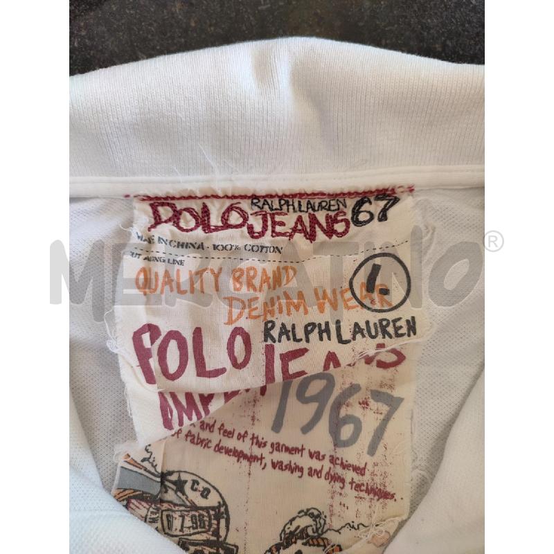 POLO UOMO BIANCA RALPH LAUREN JEANS | Mercatino dell'Usato Roma montemario 2