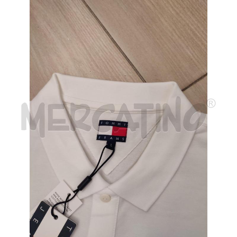 POLO UOMO BIANCA TOMMY HILFIGER | Mercatino dell'Usato Roma montemario 3