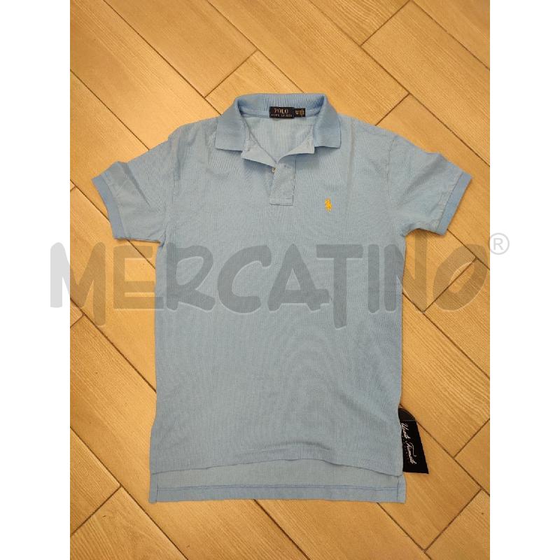 POLO UOMO CELESTE RALPH LAUREN GIALLO | Mercatino dell'Usato Roma montemario 1