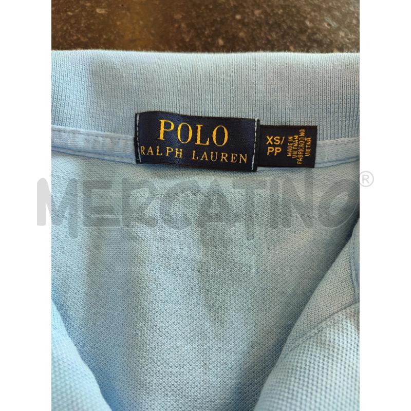POLO UOMO CELESTE RALPH LAUREN GIALLO | Mercatino dell'Usato Roma montemario 3