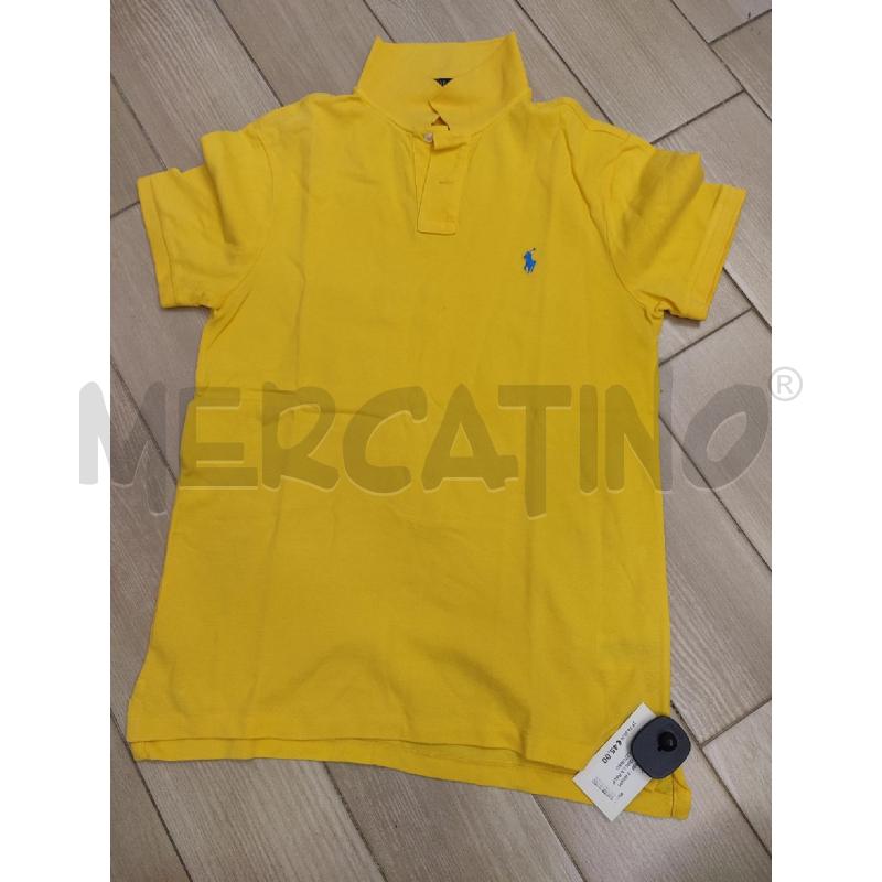 POLO UOMO GIALLA RALPH LAUREN AZZURRO | Mercatino dell'Usato Roma montemario 1