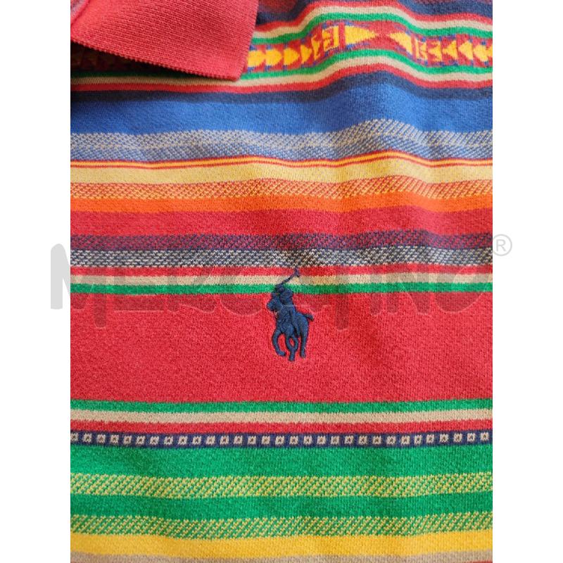POLO UOMO ROSSA RIGHE RALPH LAUREN | Mercatino dell'Usato Roma montemario 2