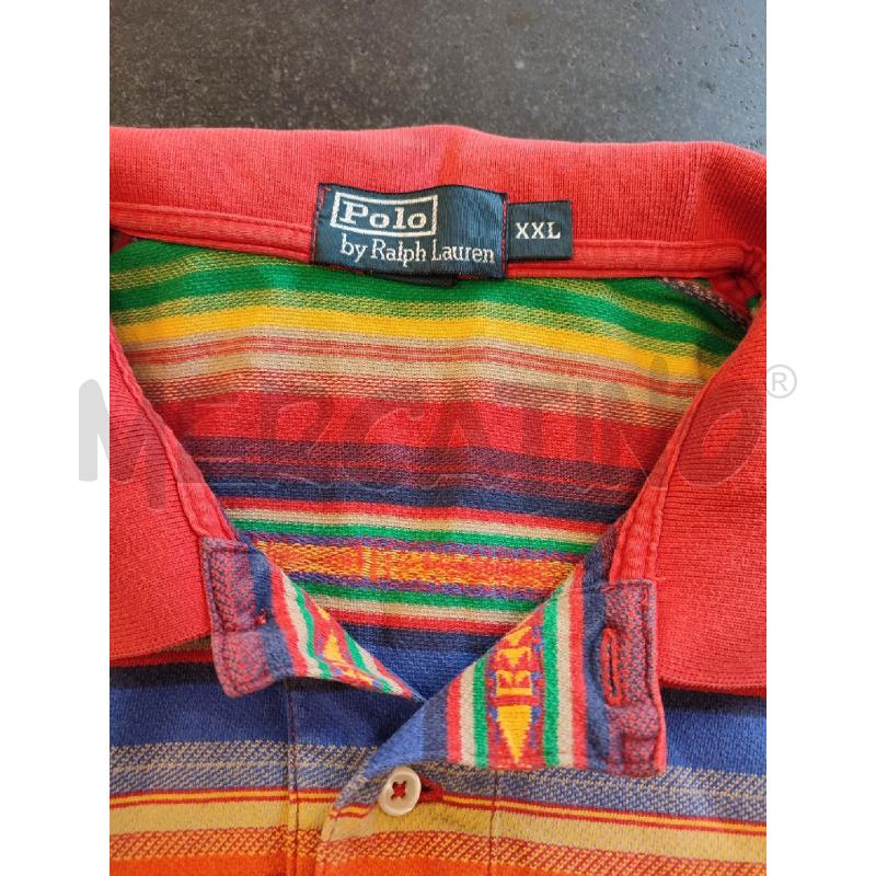 POLO UOMO ROSSA RIGHE RALPH LAUREN | Mercatino dell'Usato Roma montemario 3