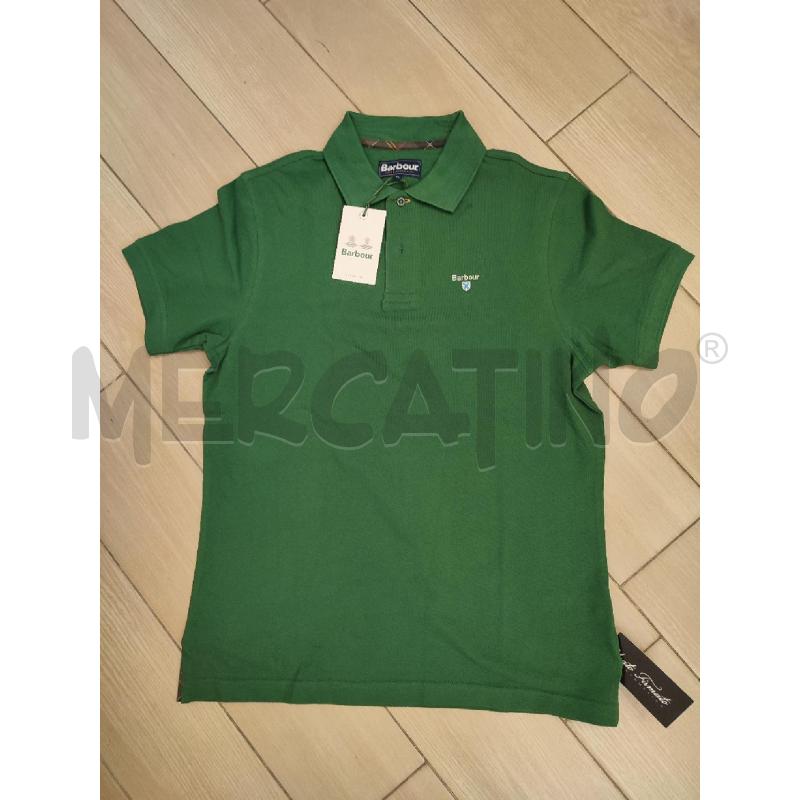 POLO UOMO VERDE BARBOUR | Mercatino dell'Usato Roma montemario 1