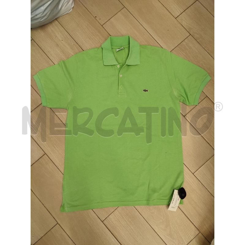 POLO UOMO VERDE LACOSTE | Mercatino dell'Usato Roma montemario 1