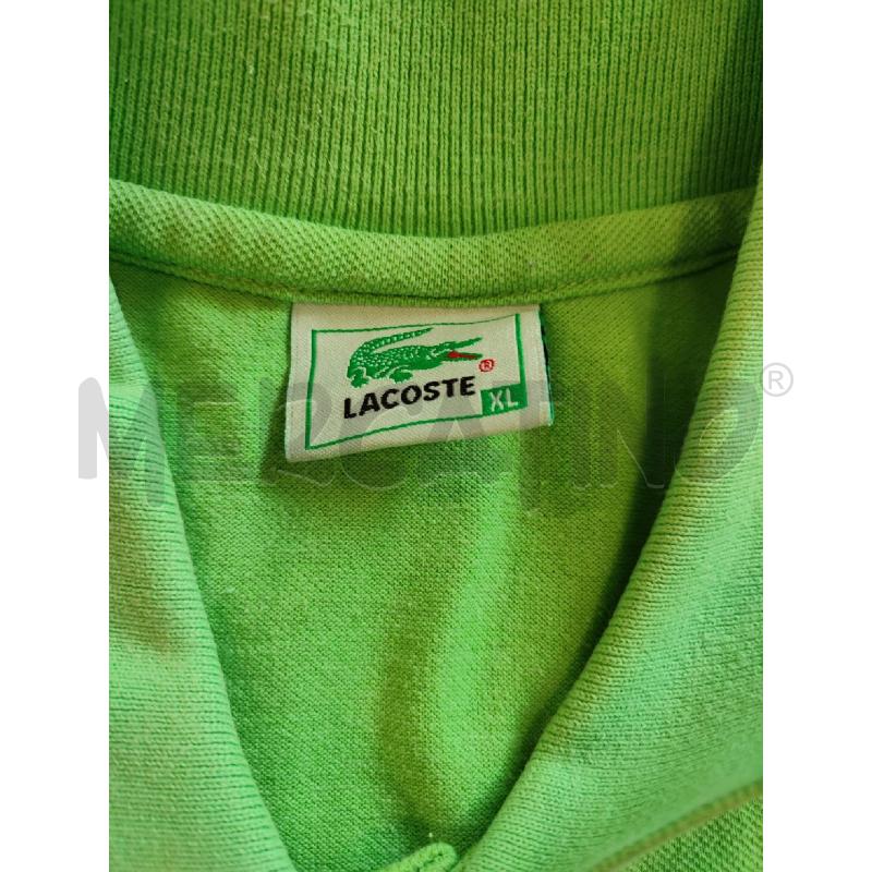 POLO UOMO VERDE LACOSTE | Mercatino dell'Usato Roma montemario 3
