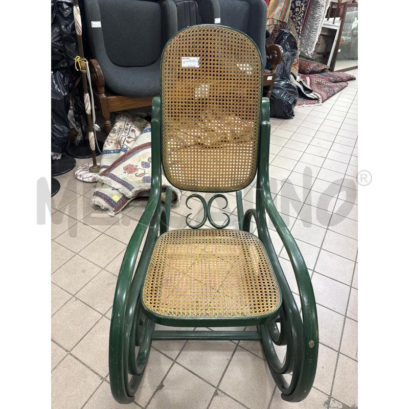 POLTRONA A DONDOLO VERDE  | Mercatino dell'Usato Roma montemario 2