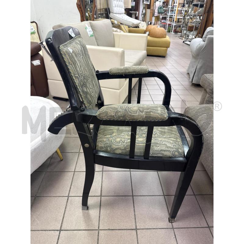 POLTRONA DA BARBIERE VINTAGE VERDE | Mercatino dell'Usato Roma montemario 2