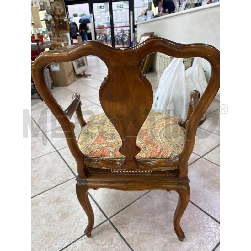 POLTRONA EPOCA TESS DAMASCATO | Mercatino dell'Usato Roma montemario 2