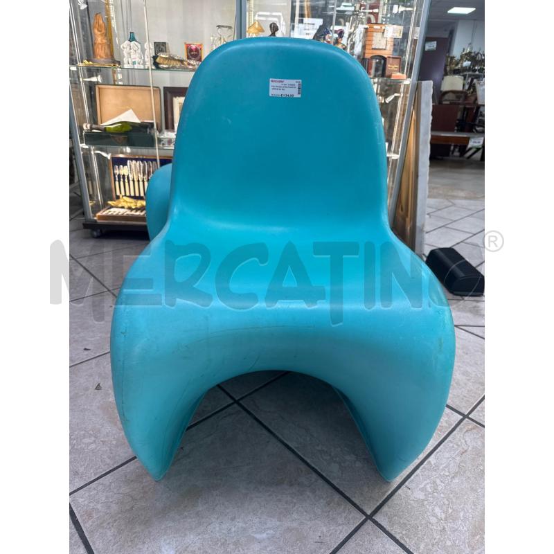 POLTRONA VITRA PANTON VERDE DA RIV | Mercatino dell'Usato Roma montemario 2