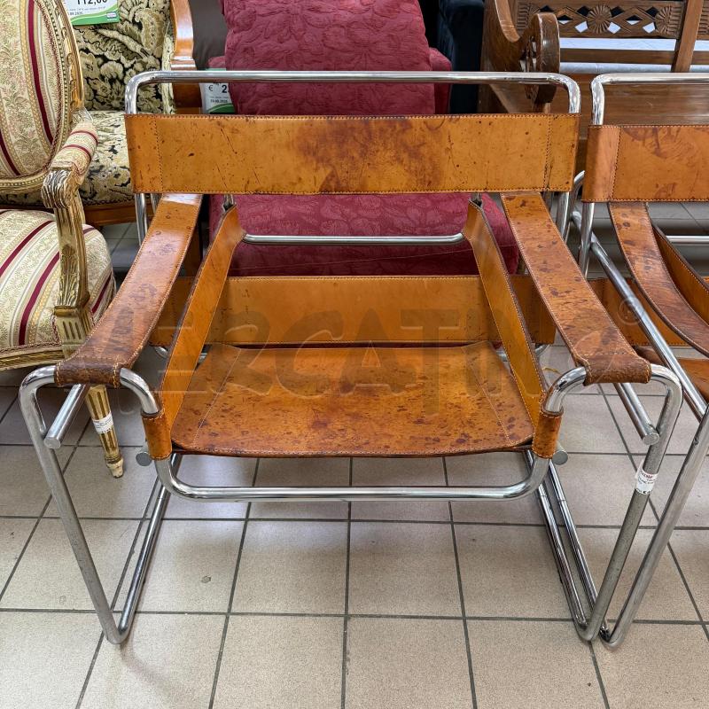 POLTRONE COPPIA PELLE CROMO | Mercatino dell'Usato Roma montemario 2