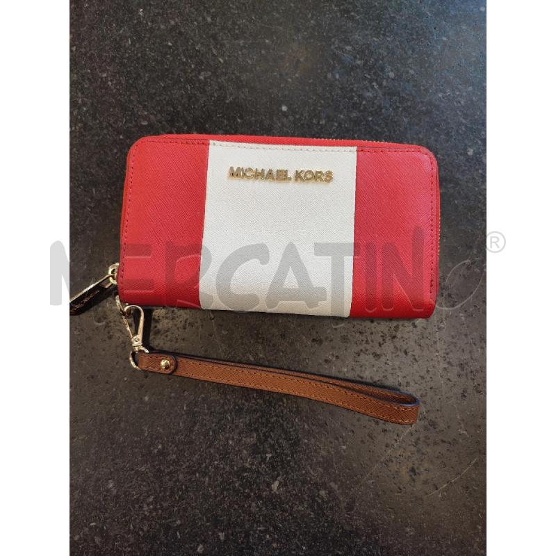 PORTAFOGLIO ARANCIO MICHAEL KORS | Mercatino dell'Usato Roma montemario 1