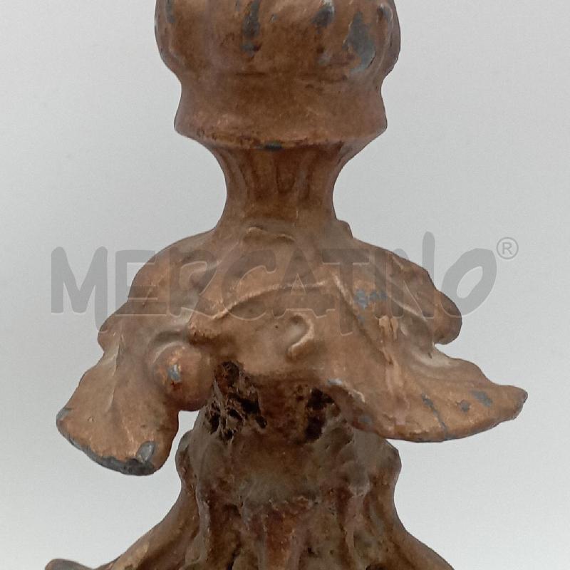 PORTA CANDELE COPPIA LIBERTY BRONZO | Mercatino dell'Usato Roma montemario 4