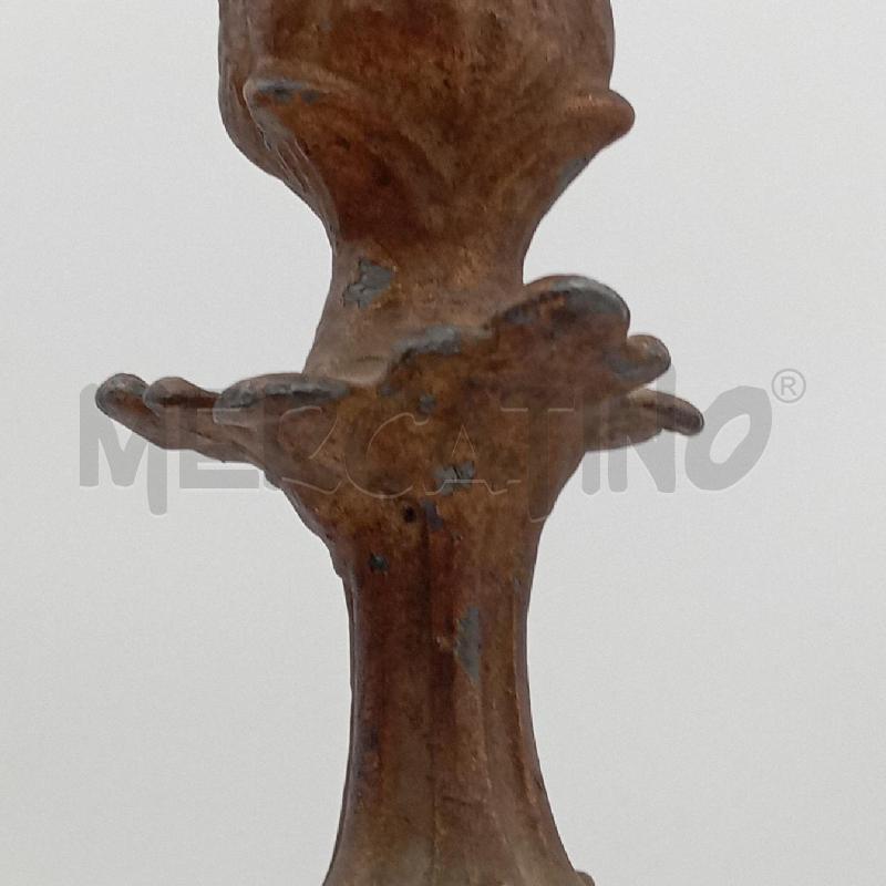 PORTA CANDELE COPPIA LIBERTY BRONZO | Mercatino dell'Usato Roma montemario 5