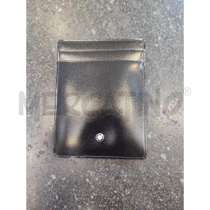 PORTA DOCUMENTI NERO MONTBLANC | Mercatino dell'Usato Roma montemario 1