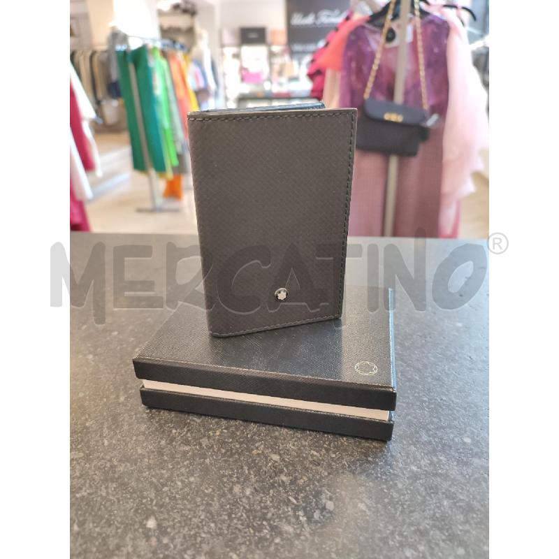 PORTA DOCUMENTI NERO MONTBLANC QUADRATINI | Mercatino dell'Usato Roma montemario 1
