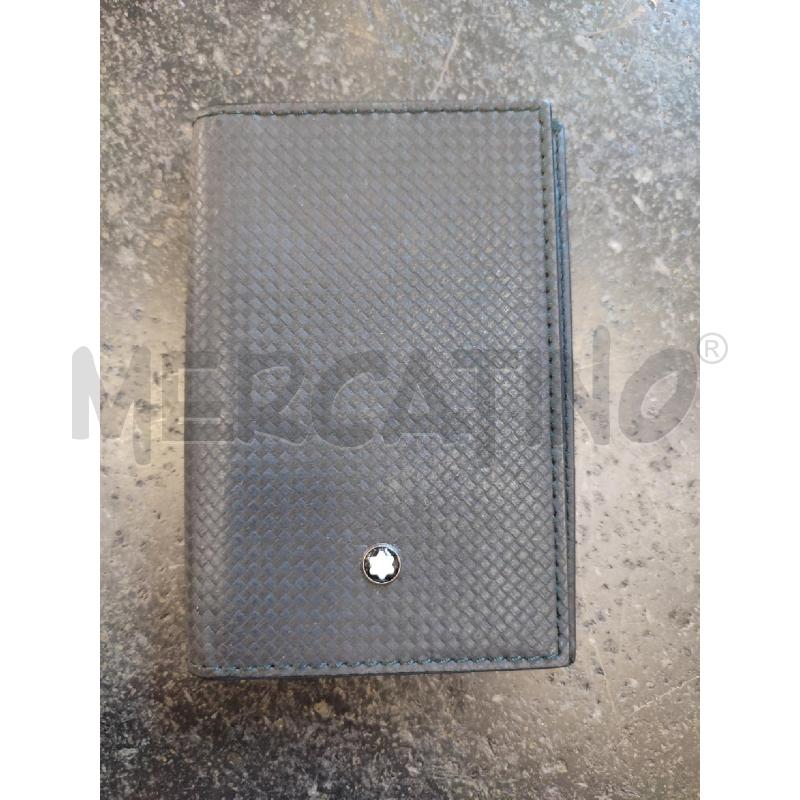 PORTA DOCUMENTI NERO MONTBLANC QUADRATINI | Mercatino dell'Usato Roma montemario 2